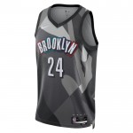Brooklyn Nets Trikot Cam Thomas Nike 2024-25 City Edition Grau Swingman - Herren
